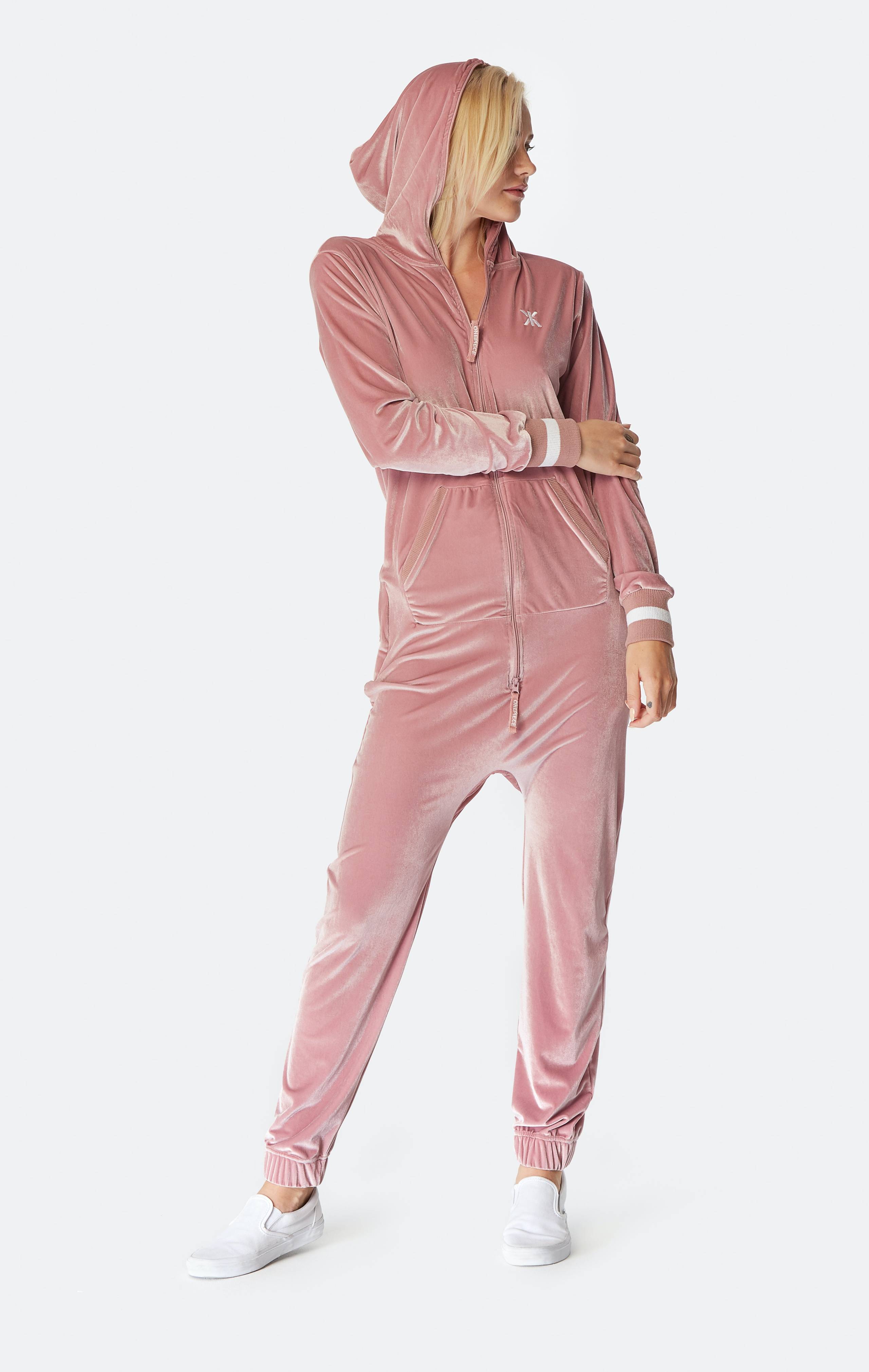 Onepiece Original Velour Jumpsuit Faded Pink - 7