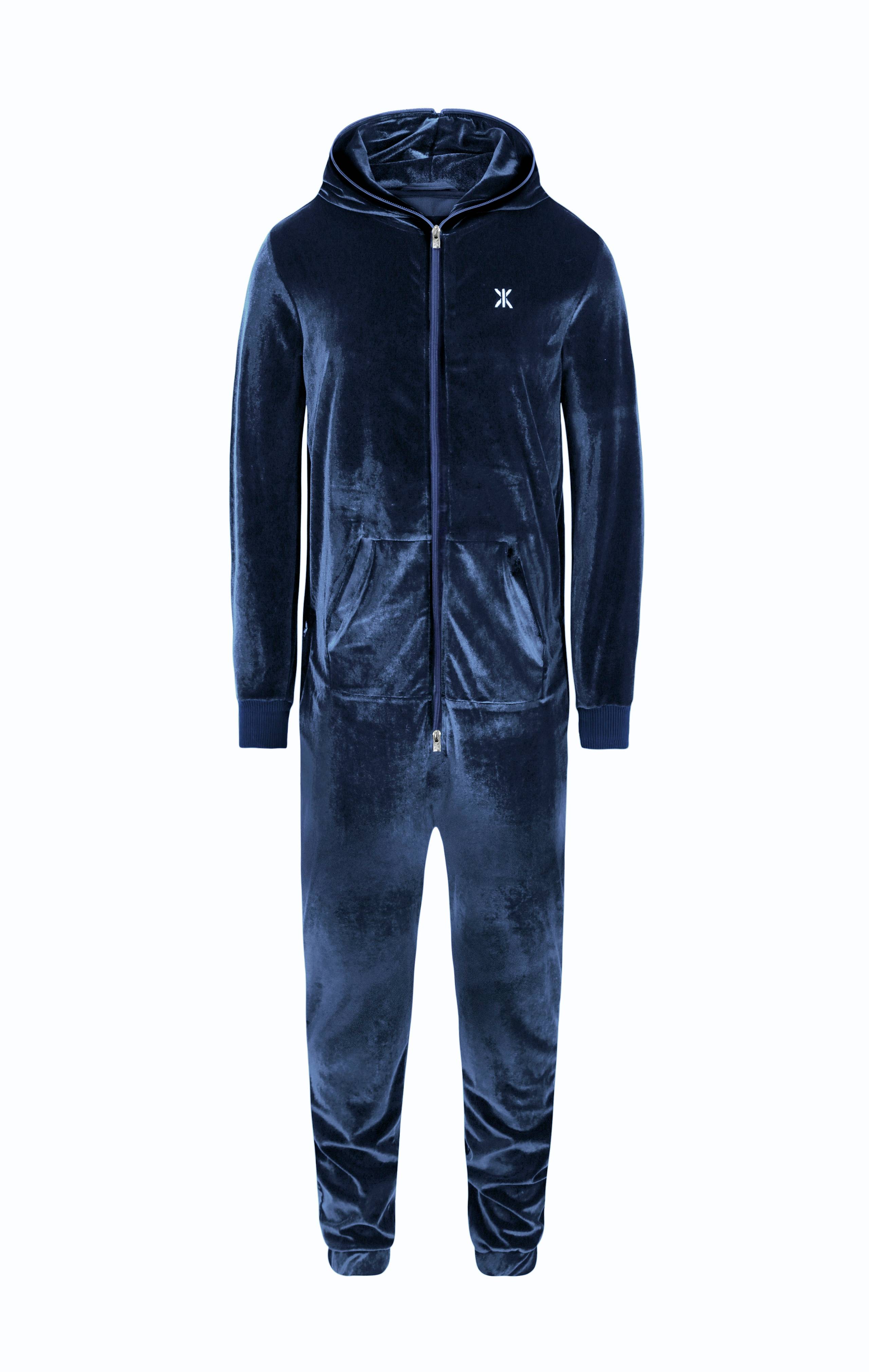Original Velour Jumpsuit Navy - Onepiece