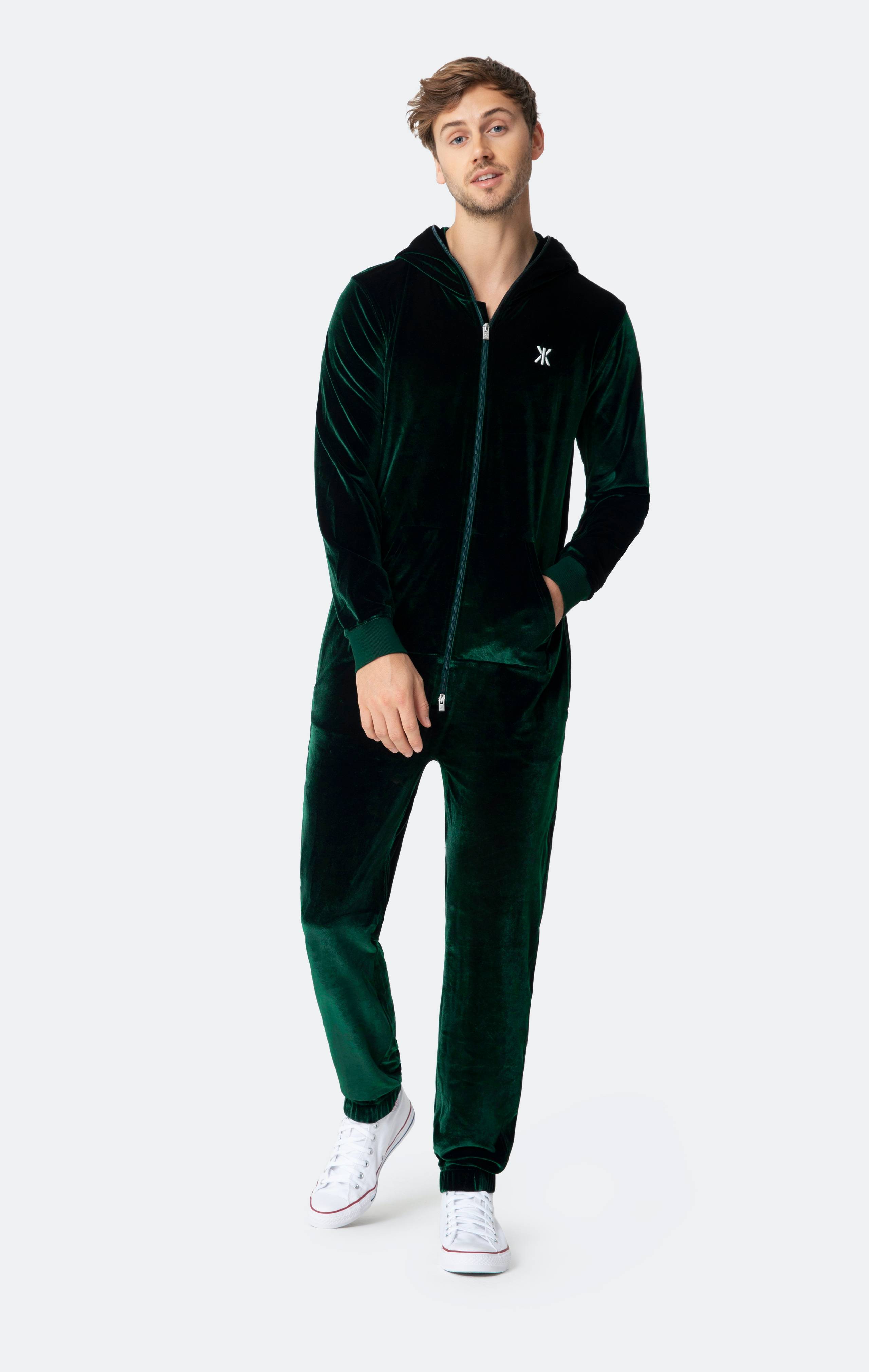 Onepiece Original Velour Jumpsuit Green - 2