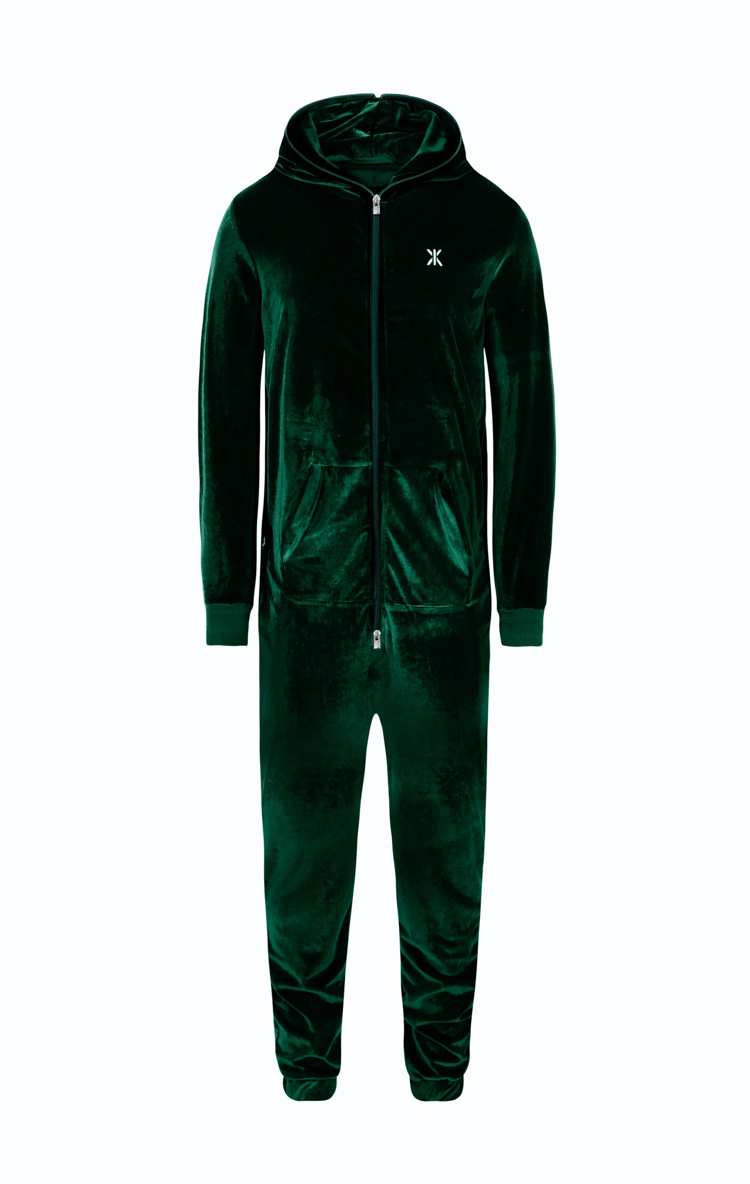 Onepiece Original Velour Jumpsuit Green - 1
