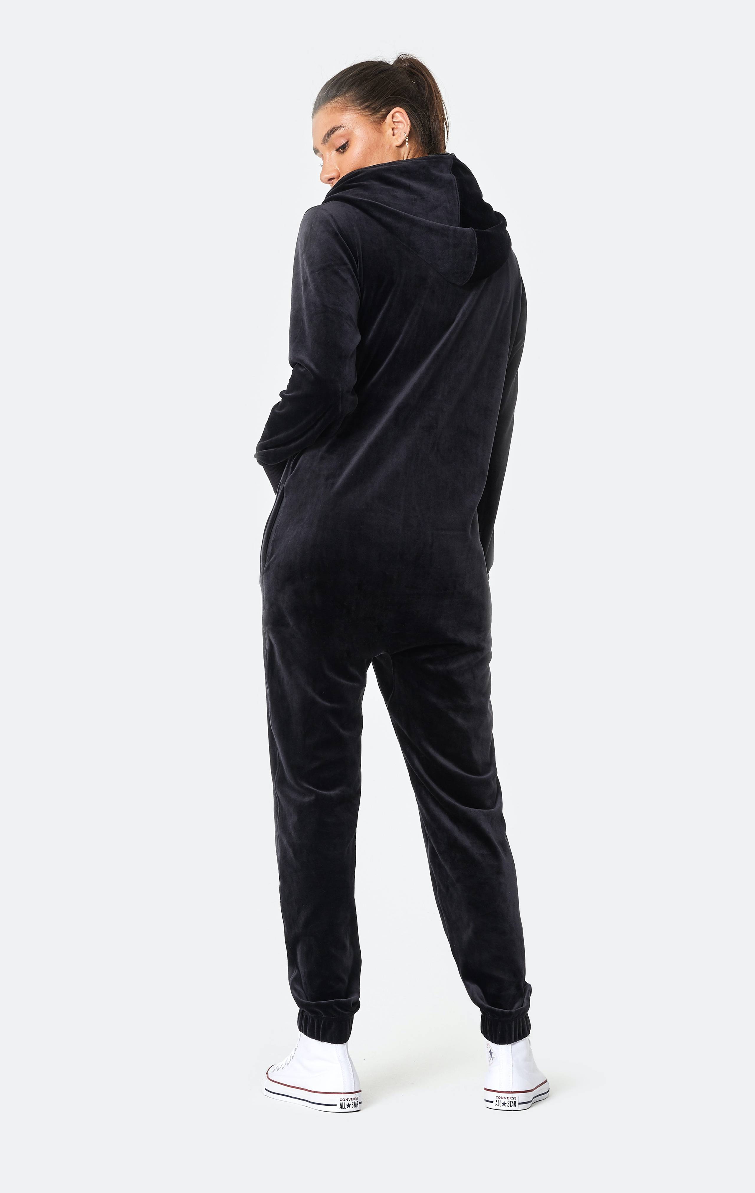 Onepiece Original Velvet Jumpsuit Black - 6