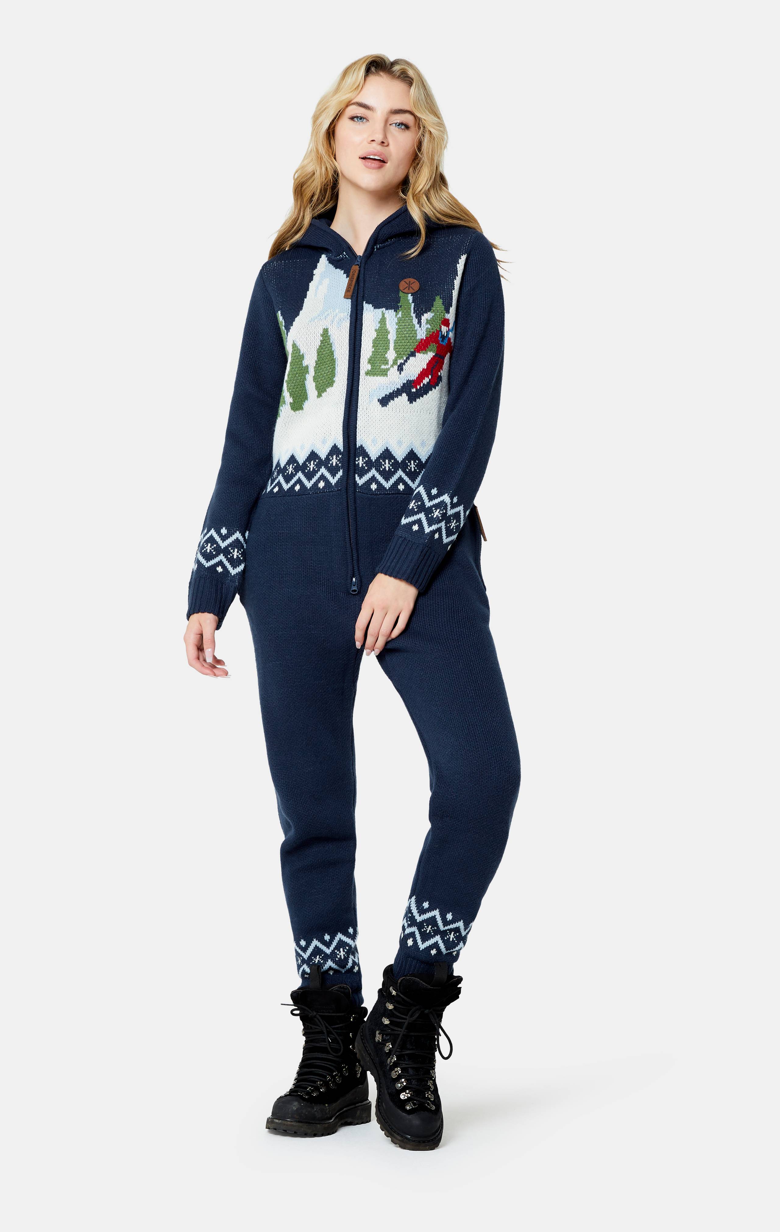 Onepiece Slopestyle Jumpsuit Navy - 7
