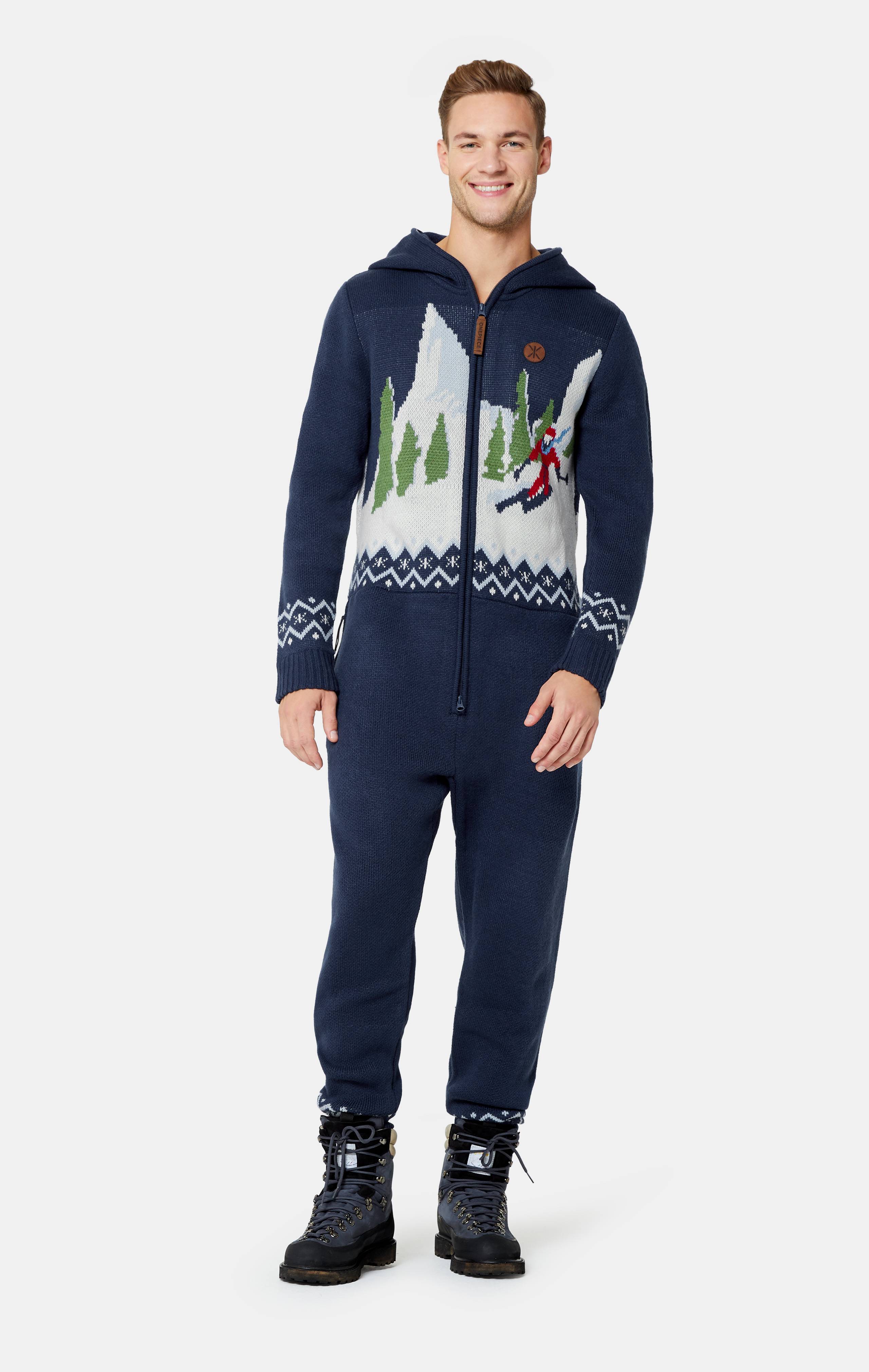 Onepiece Slopestyle Jumpsuit Navy - 2
