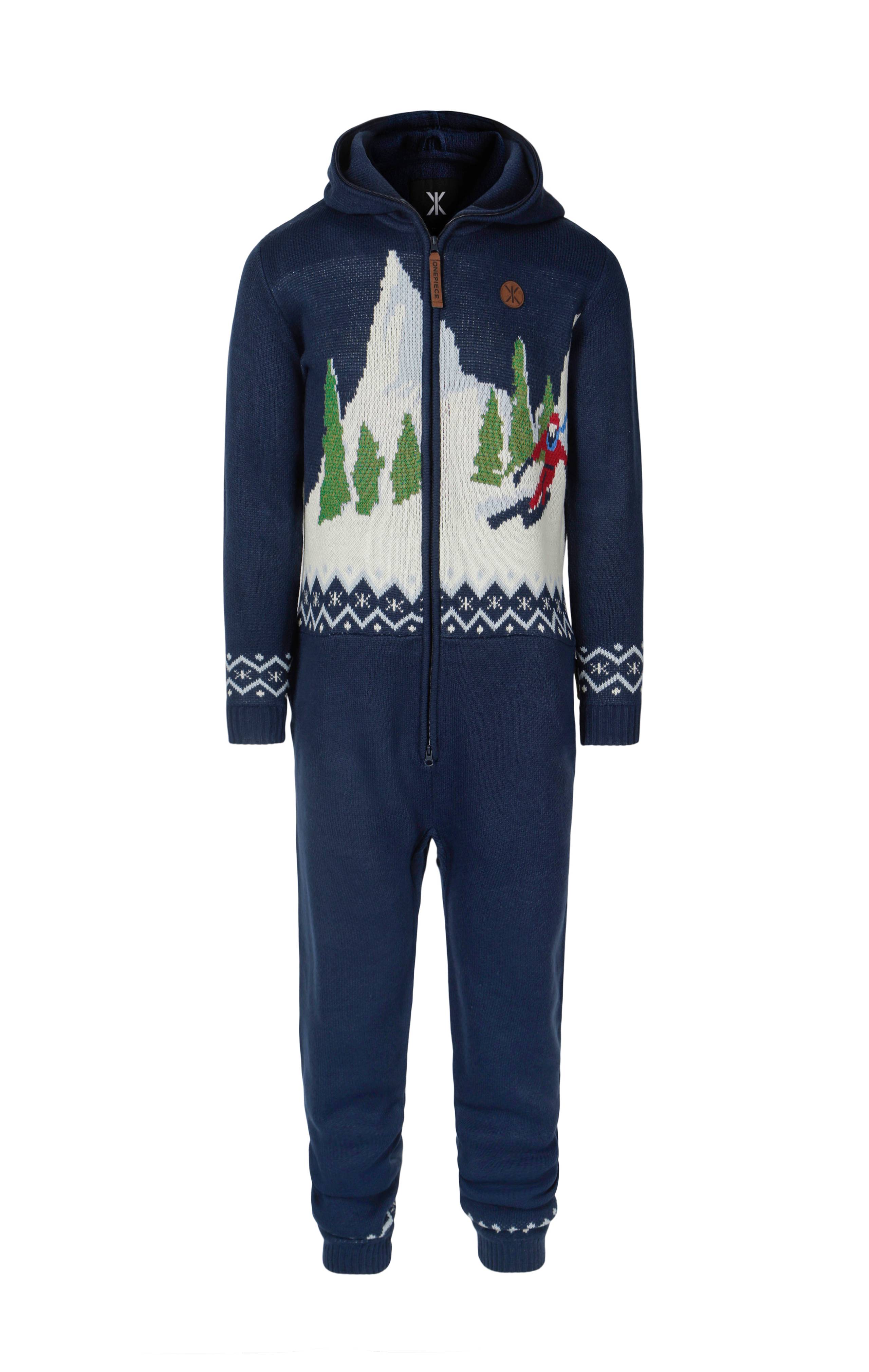Onepiece Slopestyle Jumpsuit Navy - 1