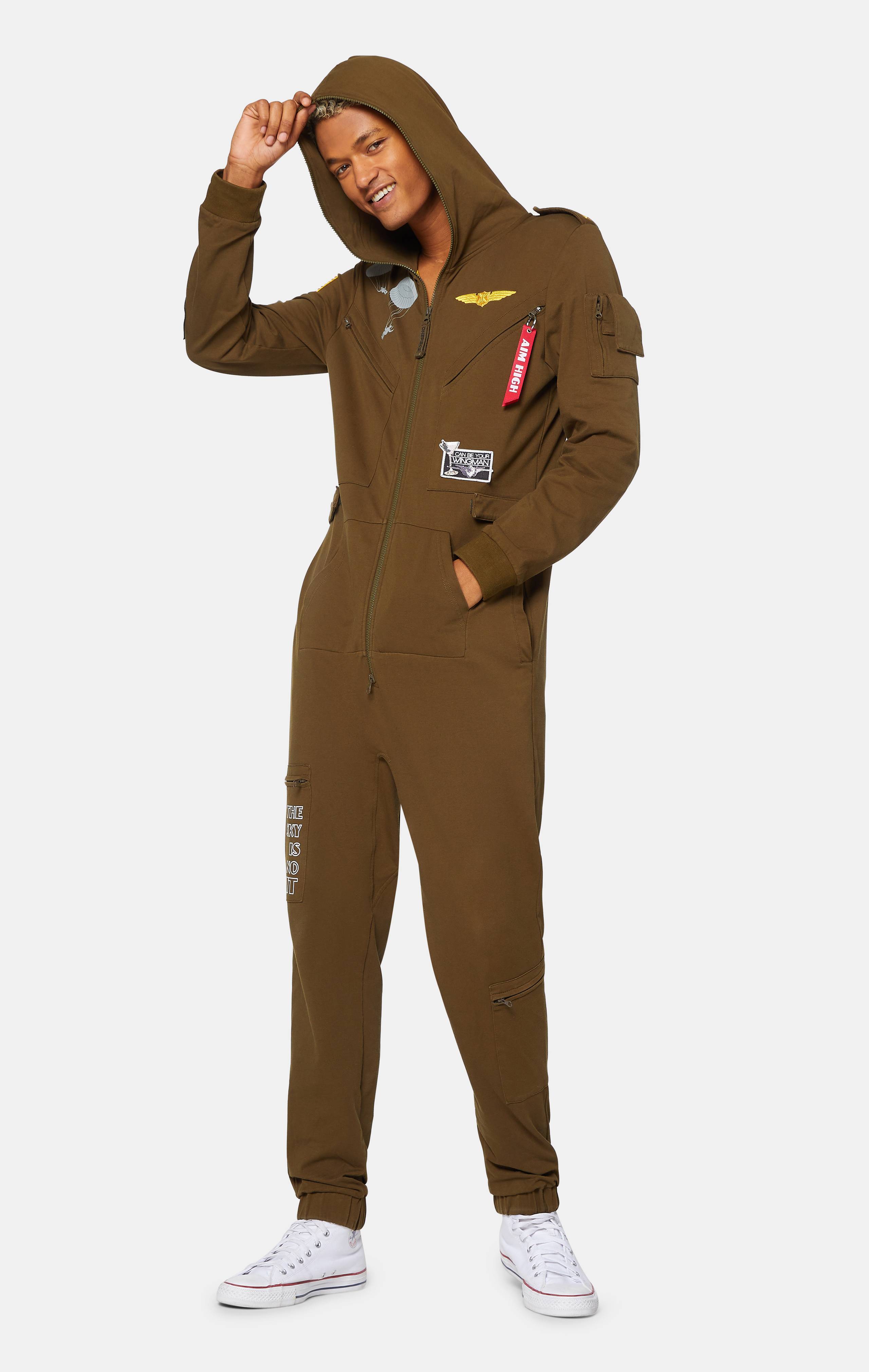Onepiece The Wingman Jumpsuit Army Green - 6