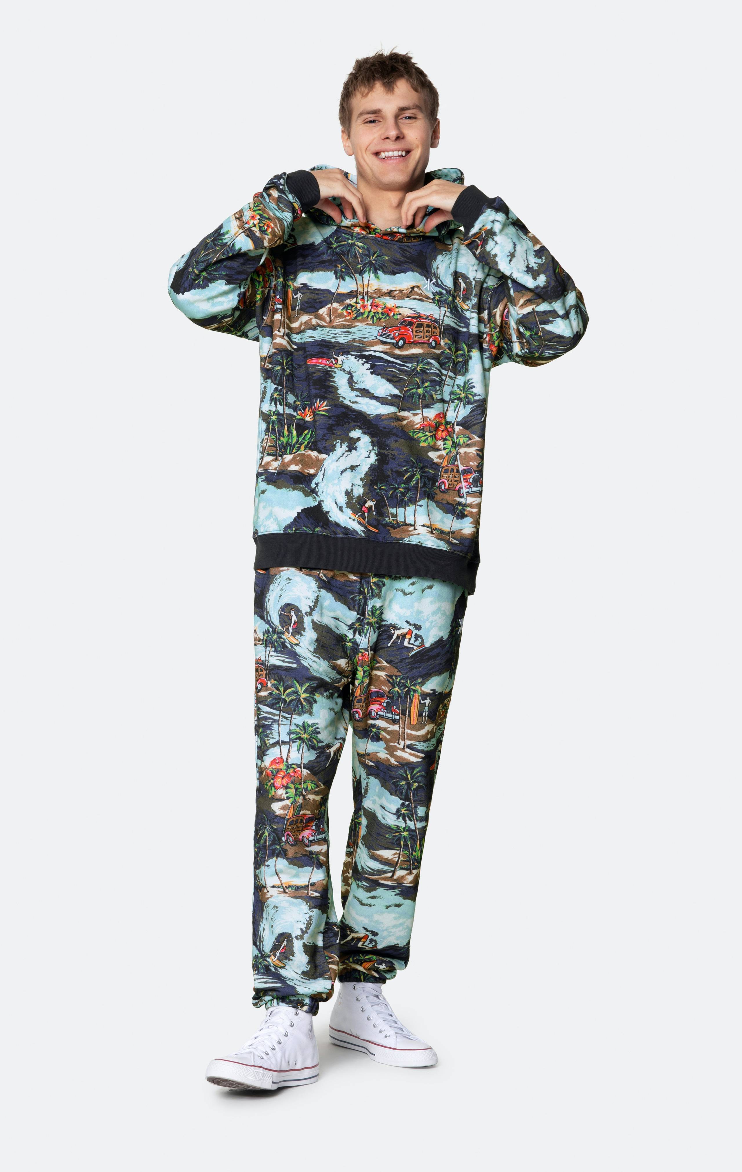Onepiece The Vintage Hawaii Pant Blue Mix - 3