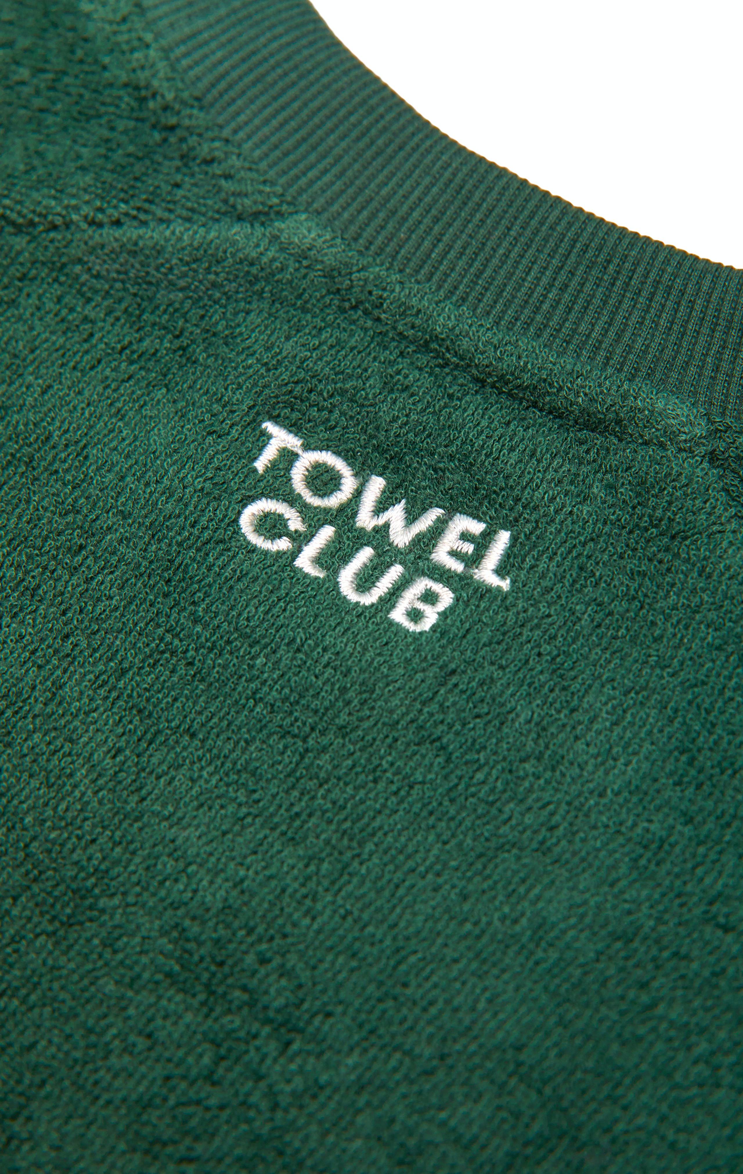 Onepiece Towel Club Crewneck Green - 6