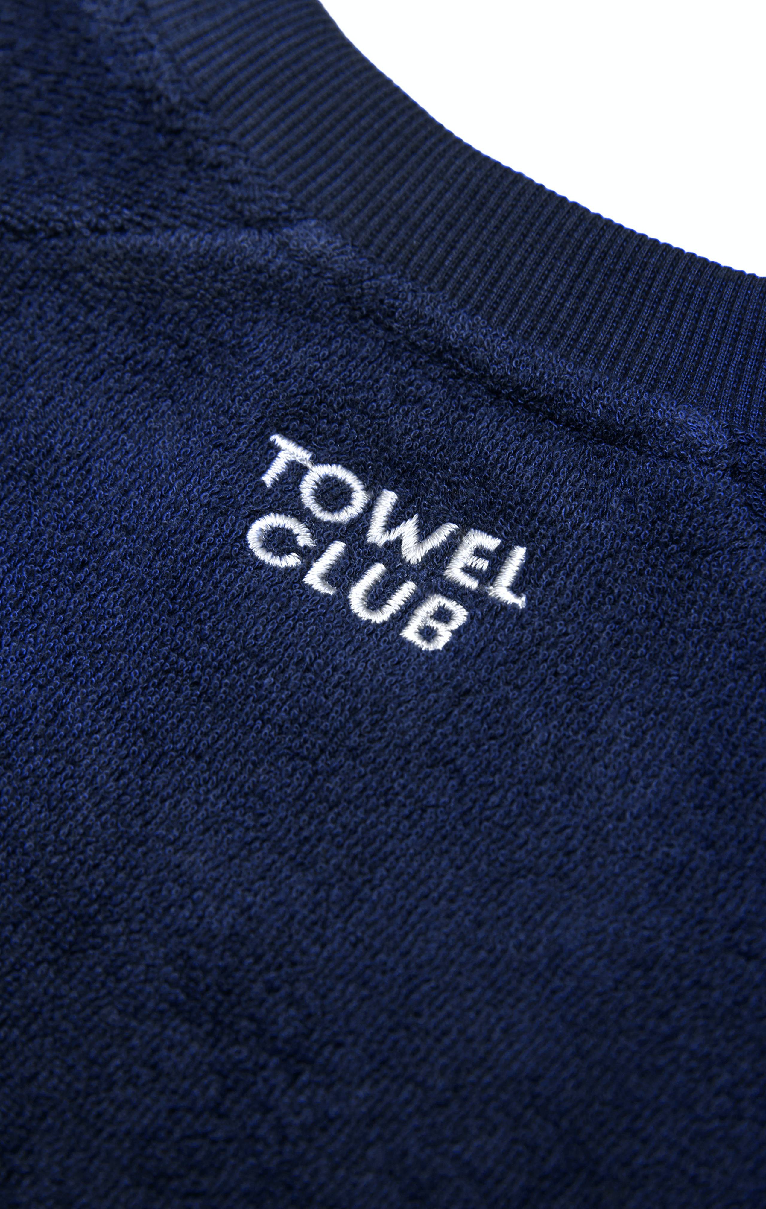 Onepiece Towel Club Crewneck Navy - 2