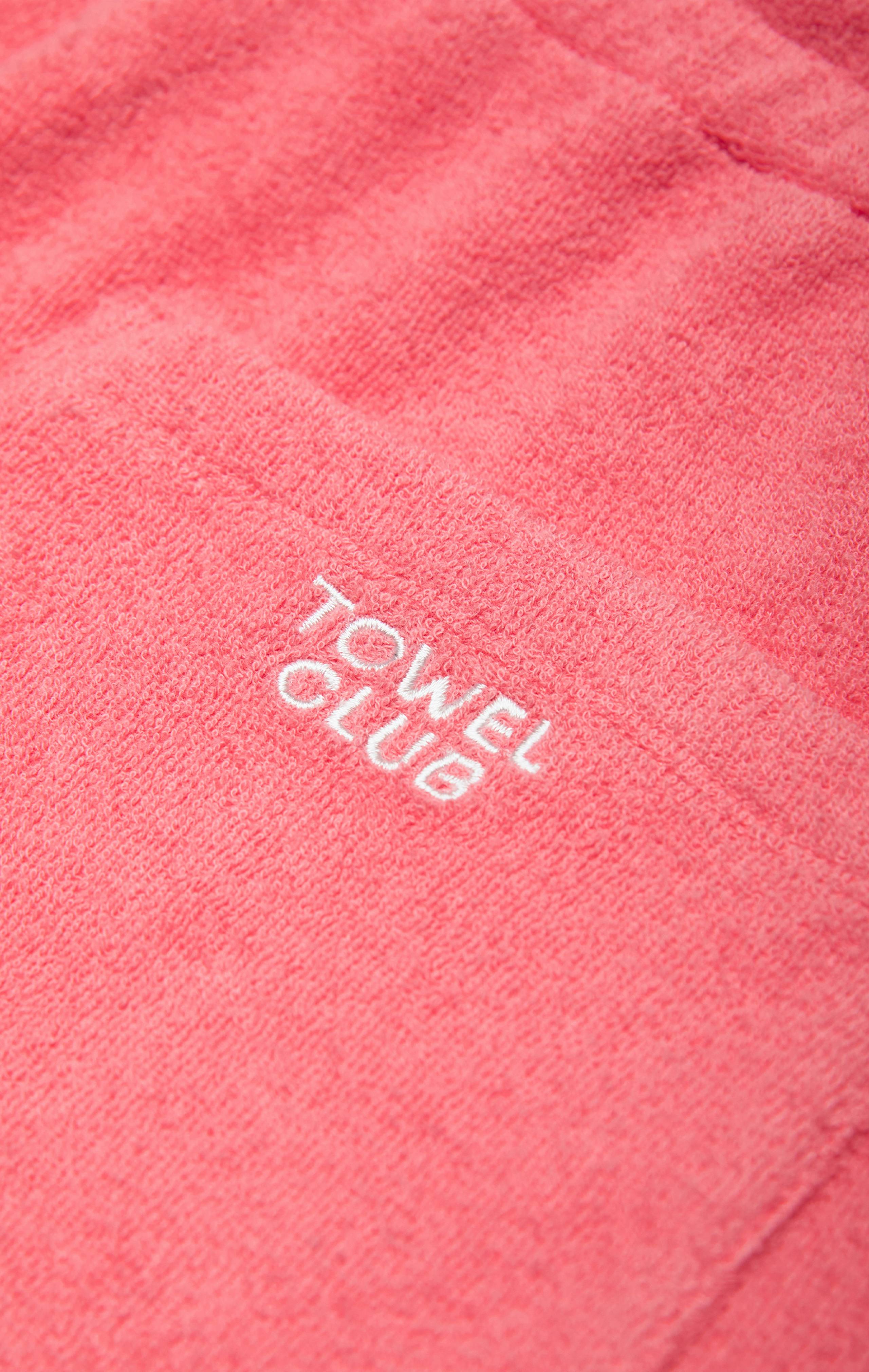 Onepiece Towel Club Shorts Coral - 4