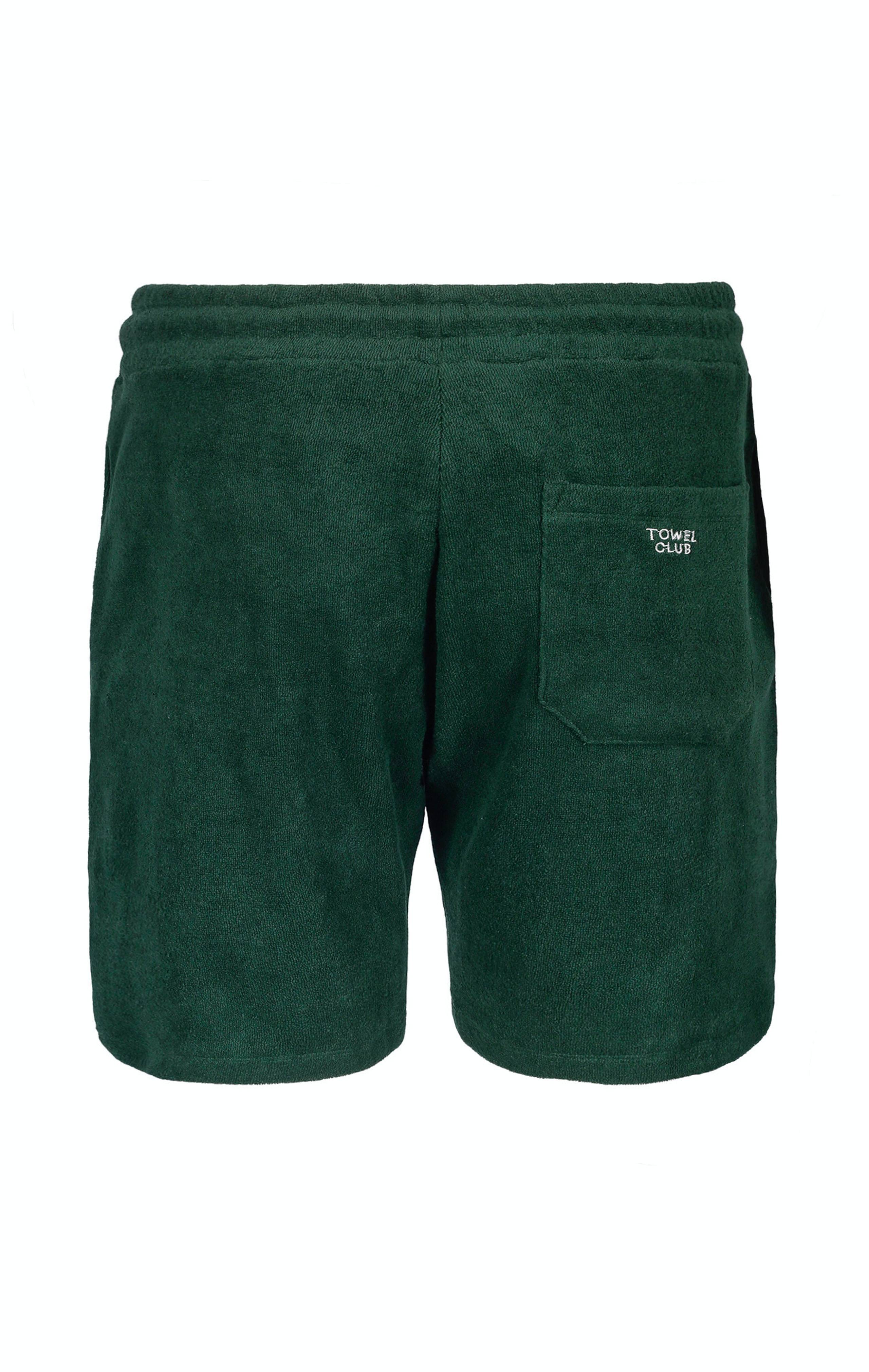 Onepiece Towel Club Shorts Green - 11