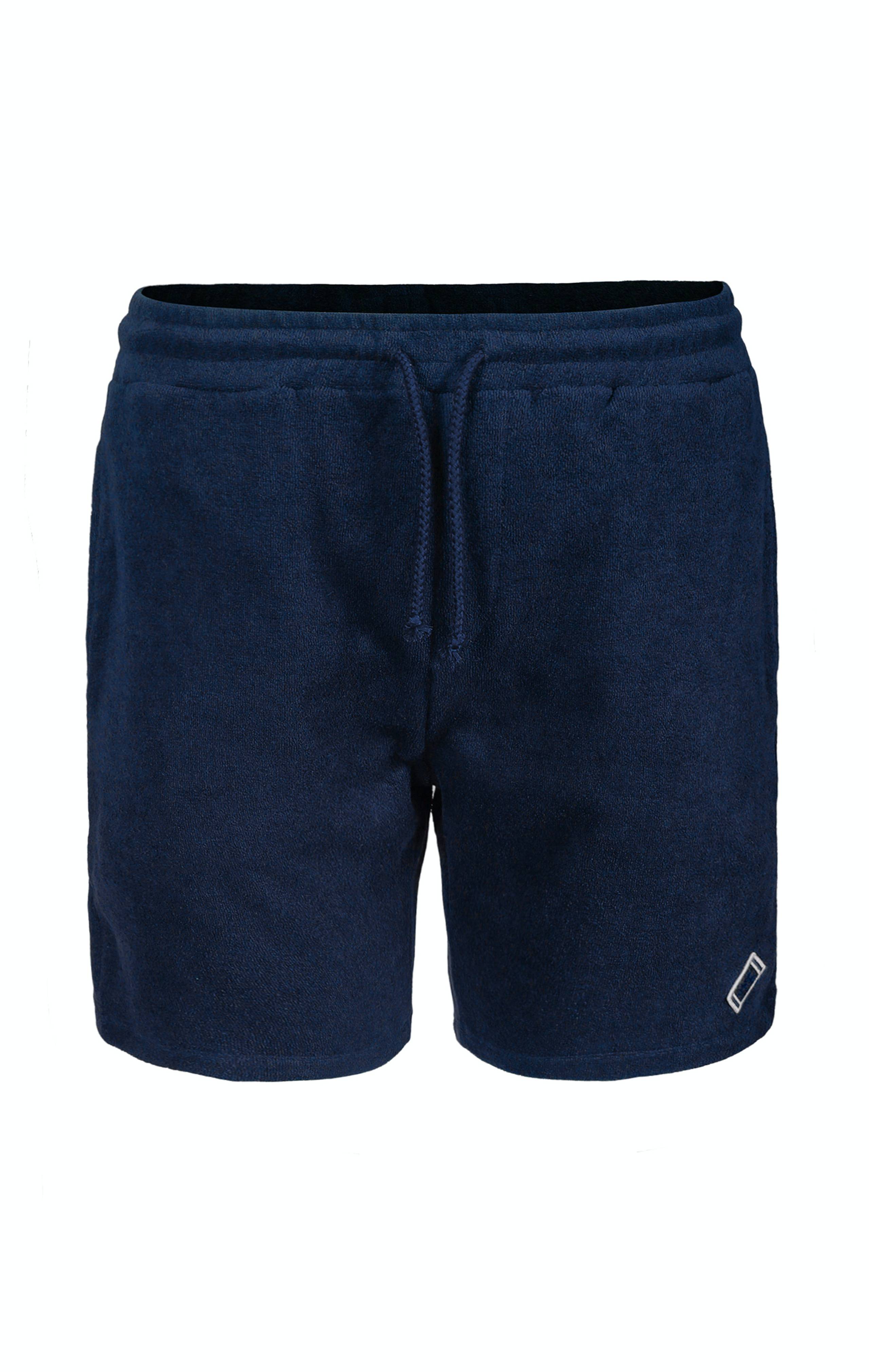Onepiece Towel Club Shorts Navy - 1