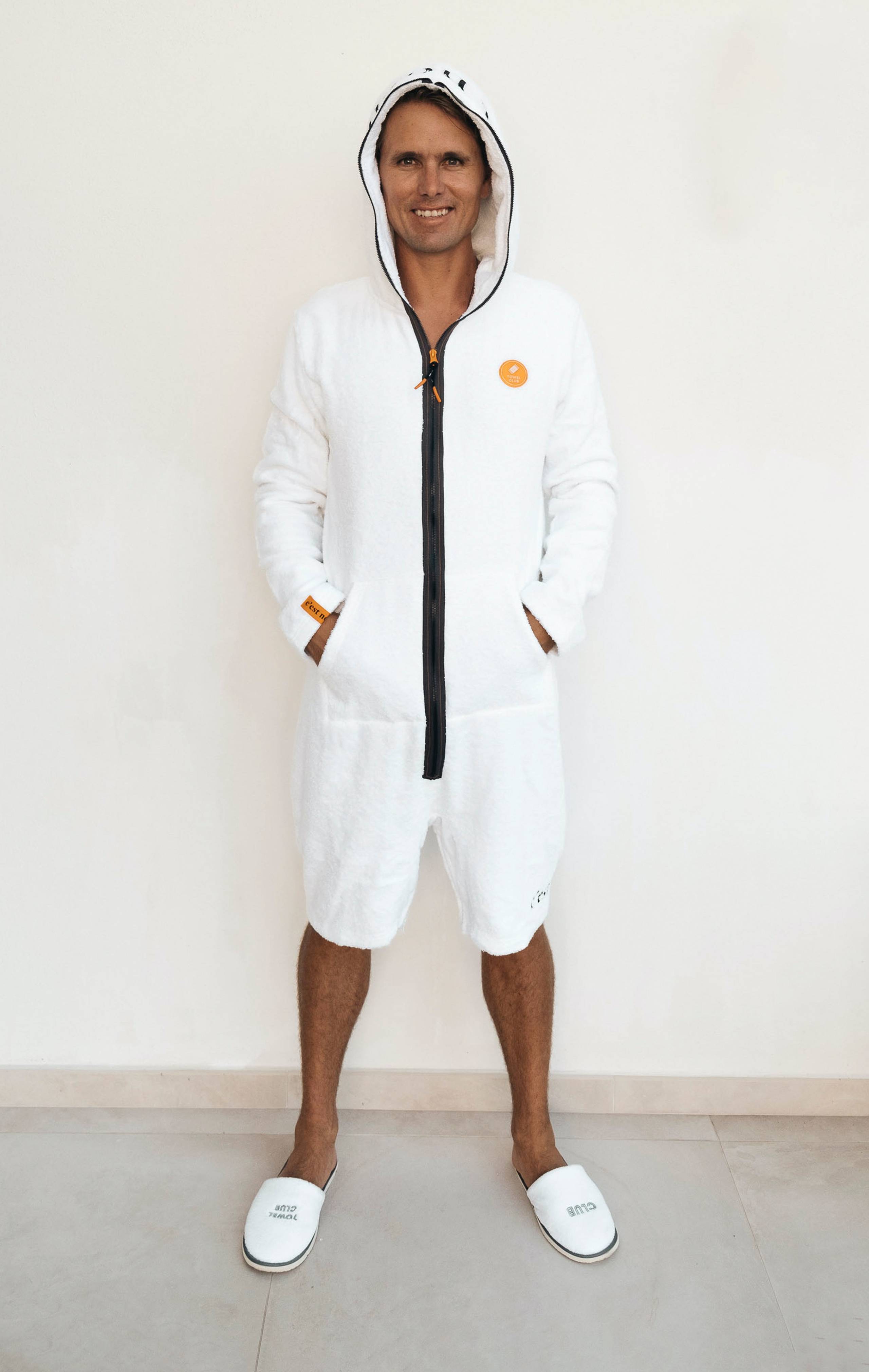 Onepiece Towel Club X C'est Normal Towel Suit White - 1