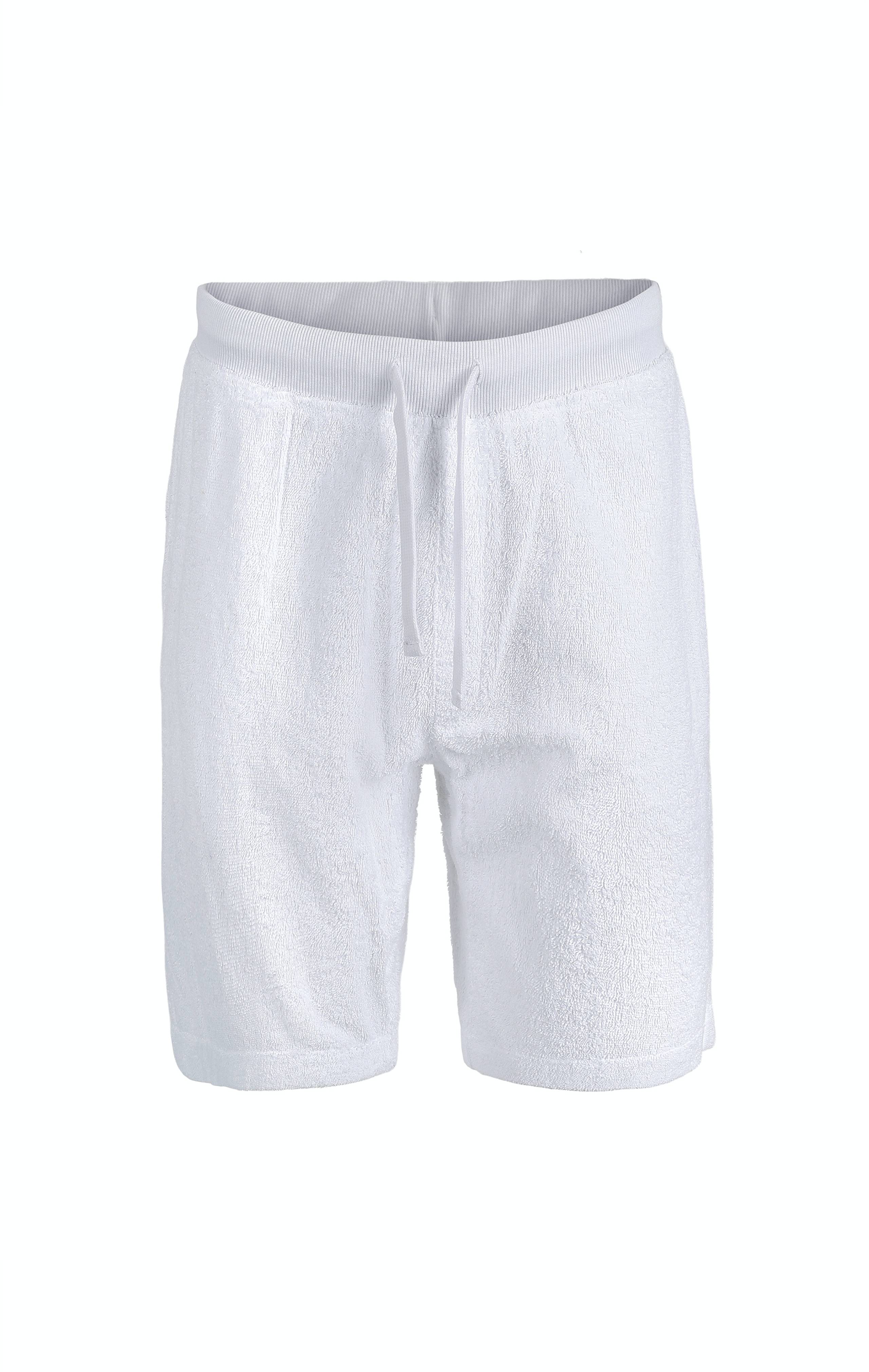 Onepiece Towel Shorts White - 1