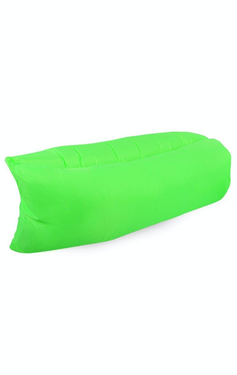 Onepiece Inflatable Lounge Bag Fluorescent Green  - 1