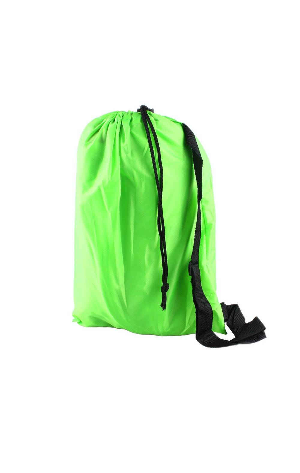 Onepiece Inflatable Lounge Bag Fluorescent Green  - 2