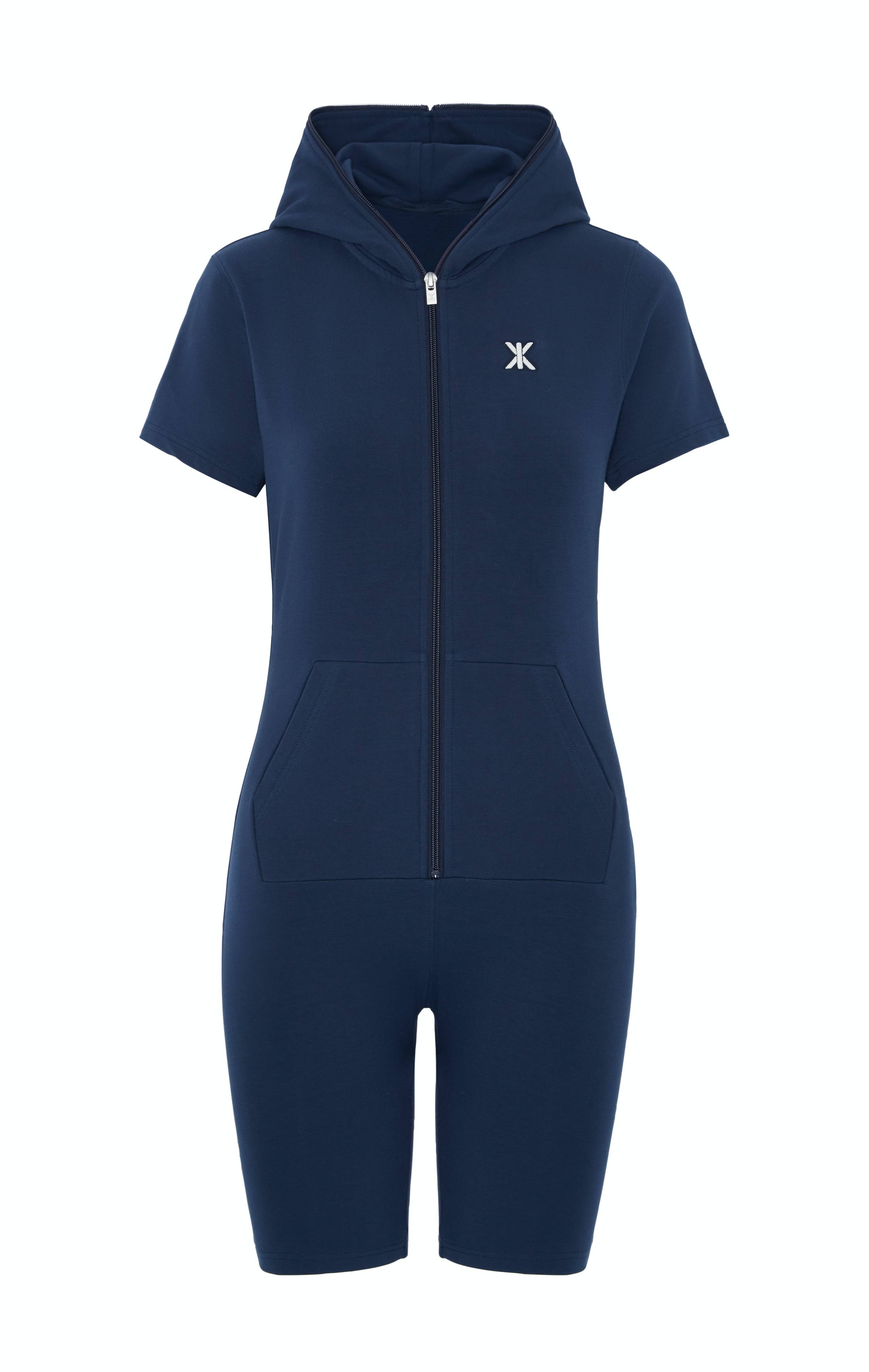 Onepiece Original Fitted Short Jumpsuit Navy - 1