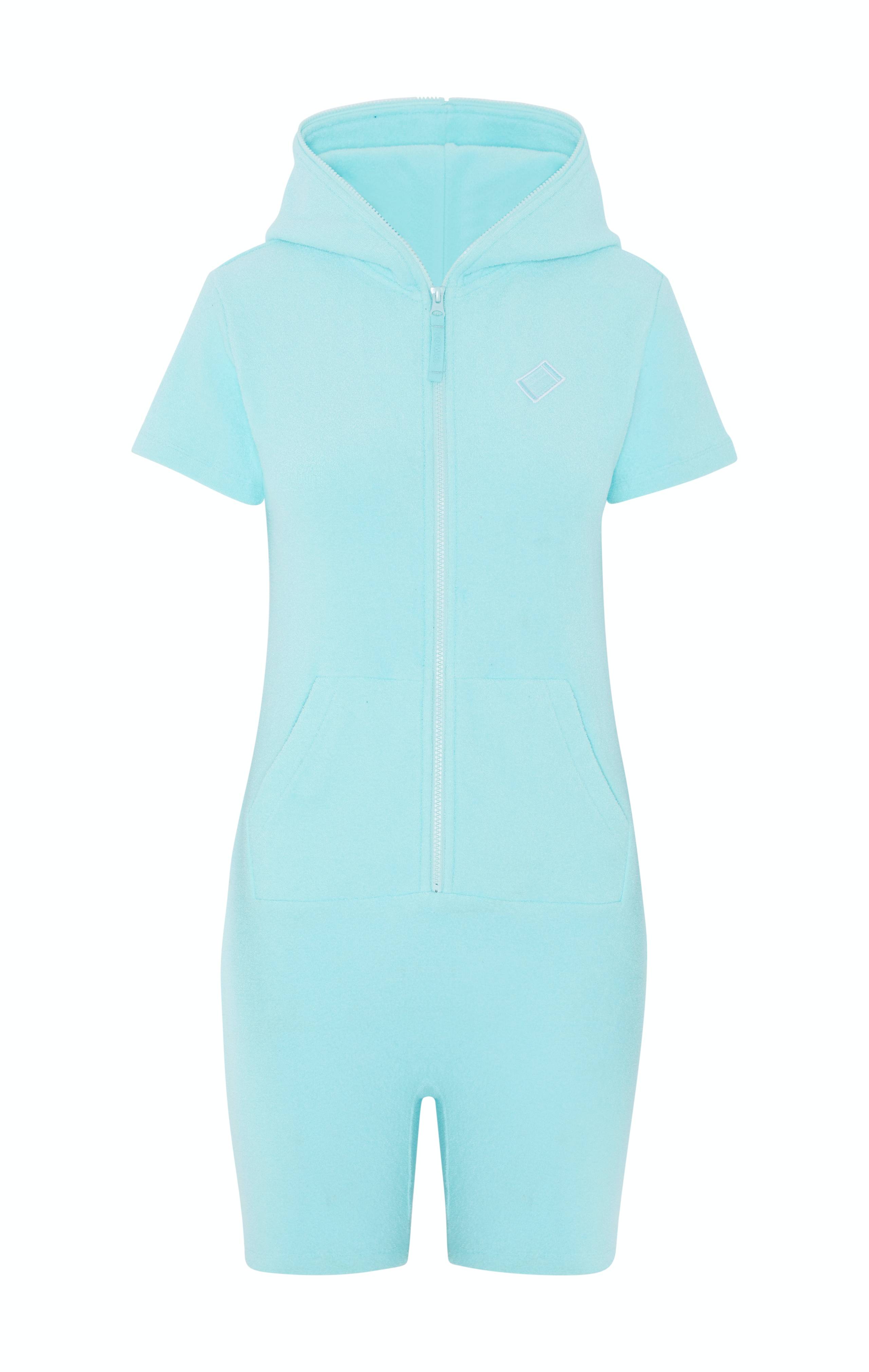 Onepiece Towel Club Fitted Short Jumpsuit Mint - 1