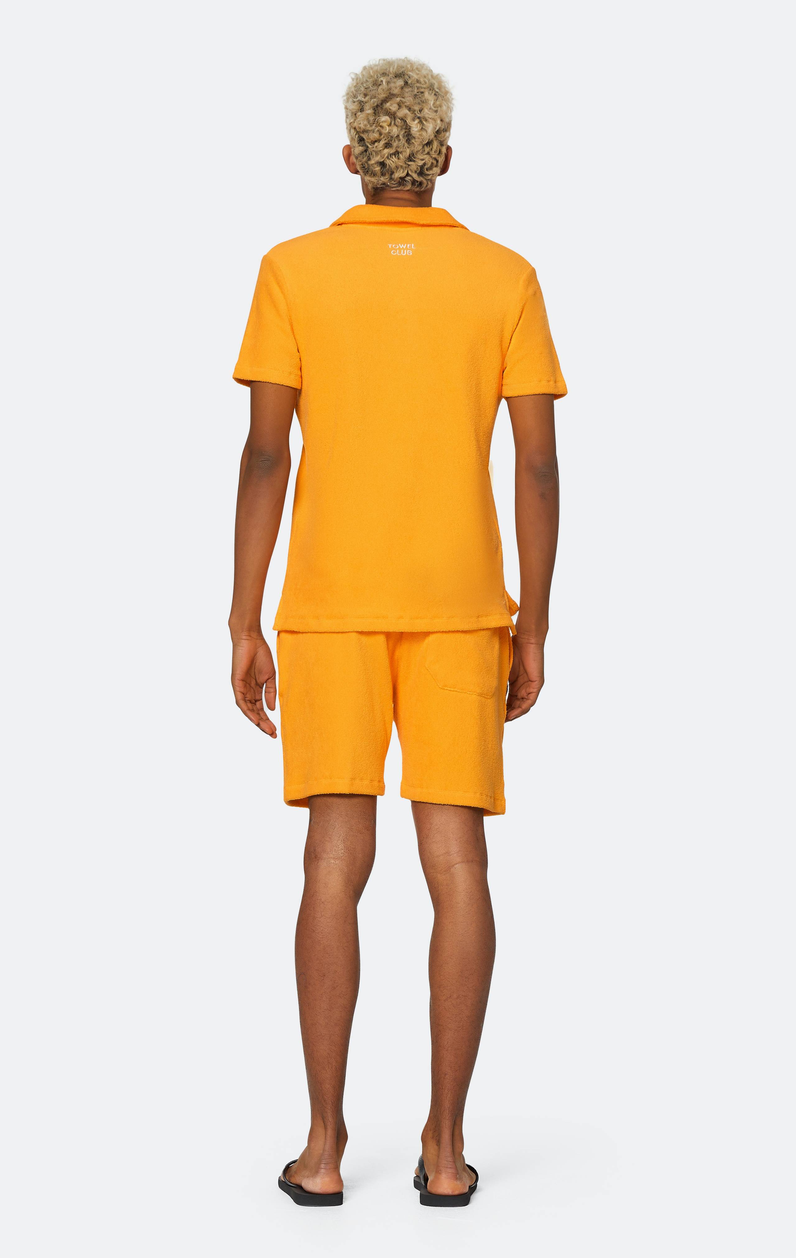 Onepiece Towel Club Piquet Shirt Orange - 5