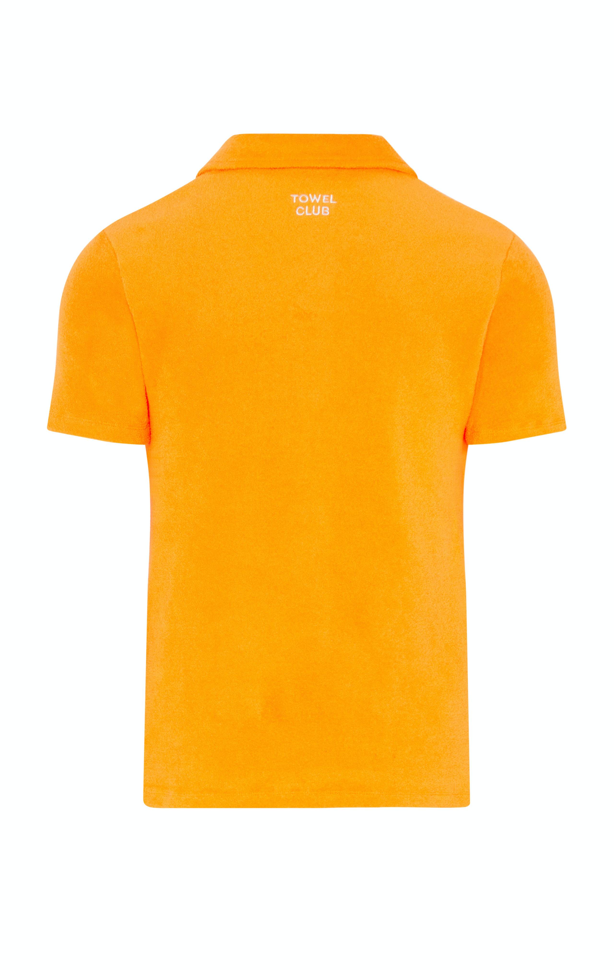 Onepiece Towel Club Piquet Shirt Orange - 2