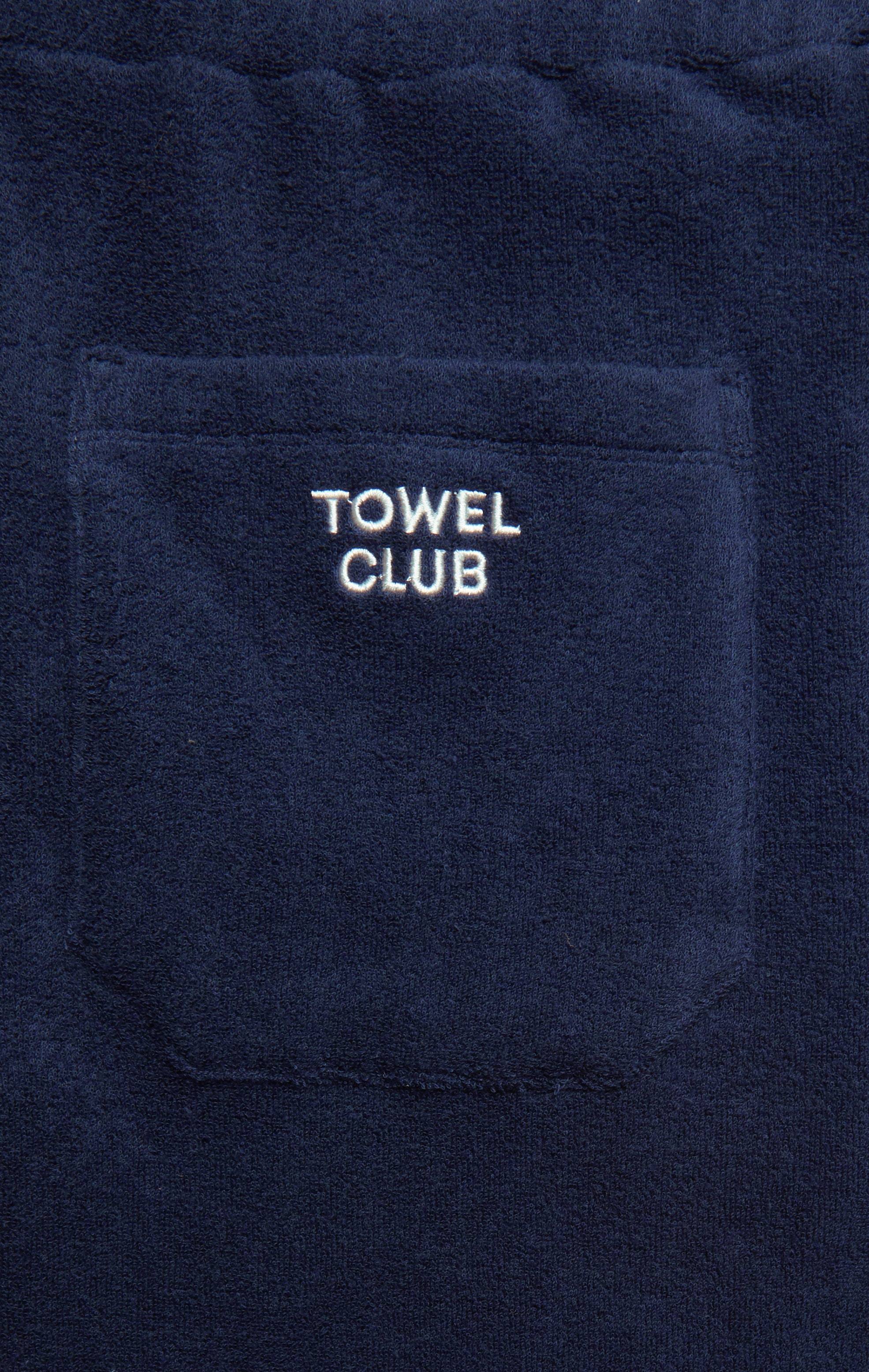 Onepiece Towel Club Shorts Navy - 3