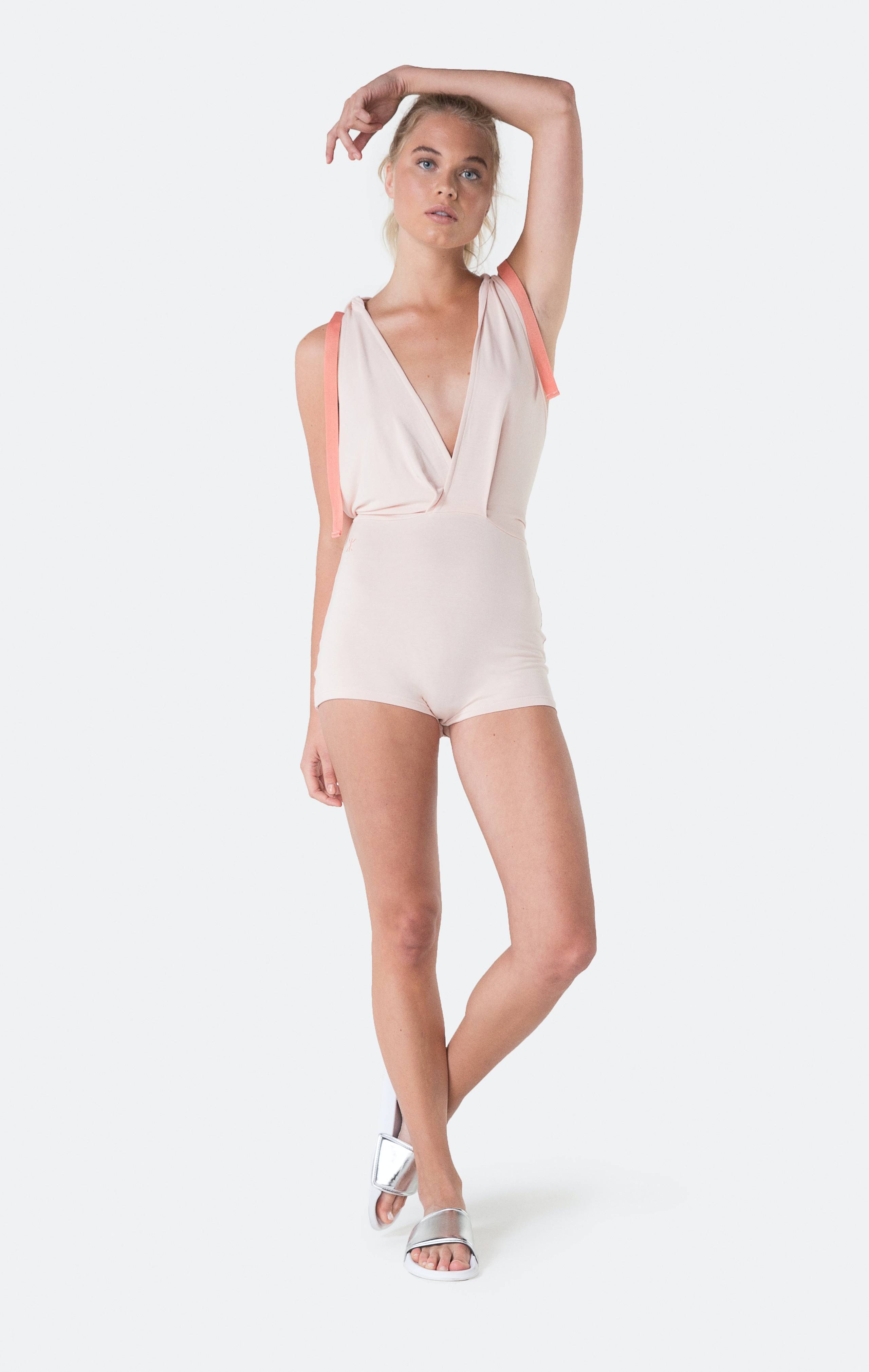 Onepiece Bamboo Bodysuit Soft Pink - 5