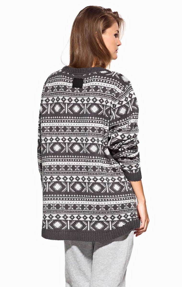 Onepiece Halling Knitted Sweater Grey / Dark Grey - 6