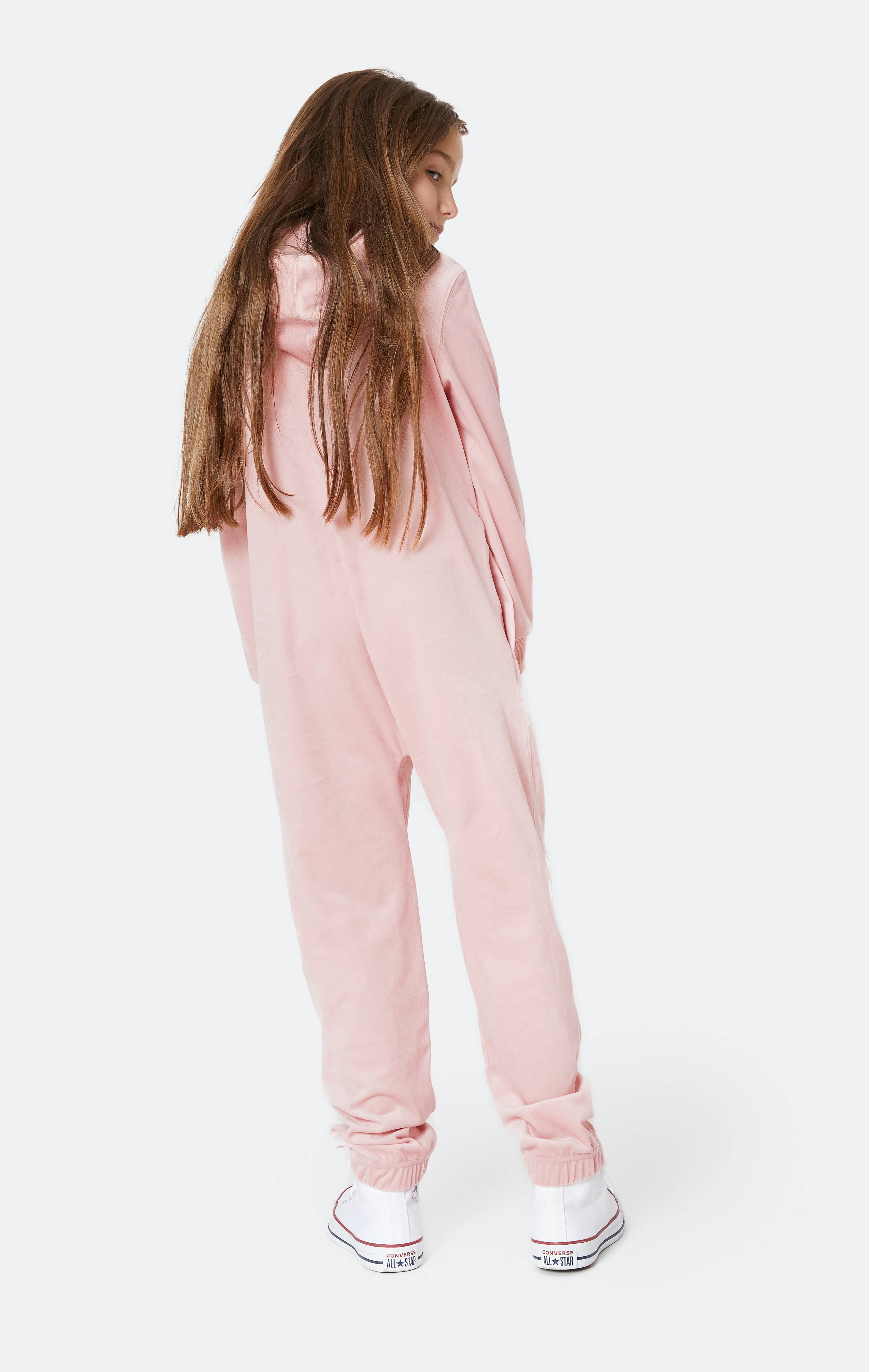 Onepiece Original Velvet Kids Jumpsuit Pink - 6