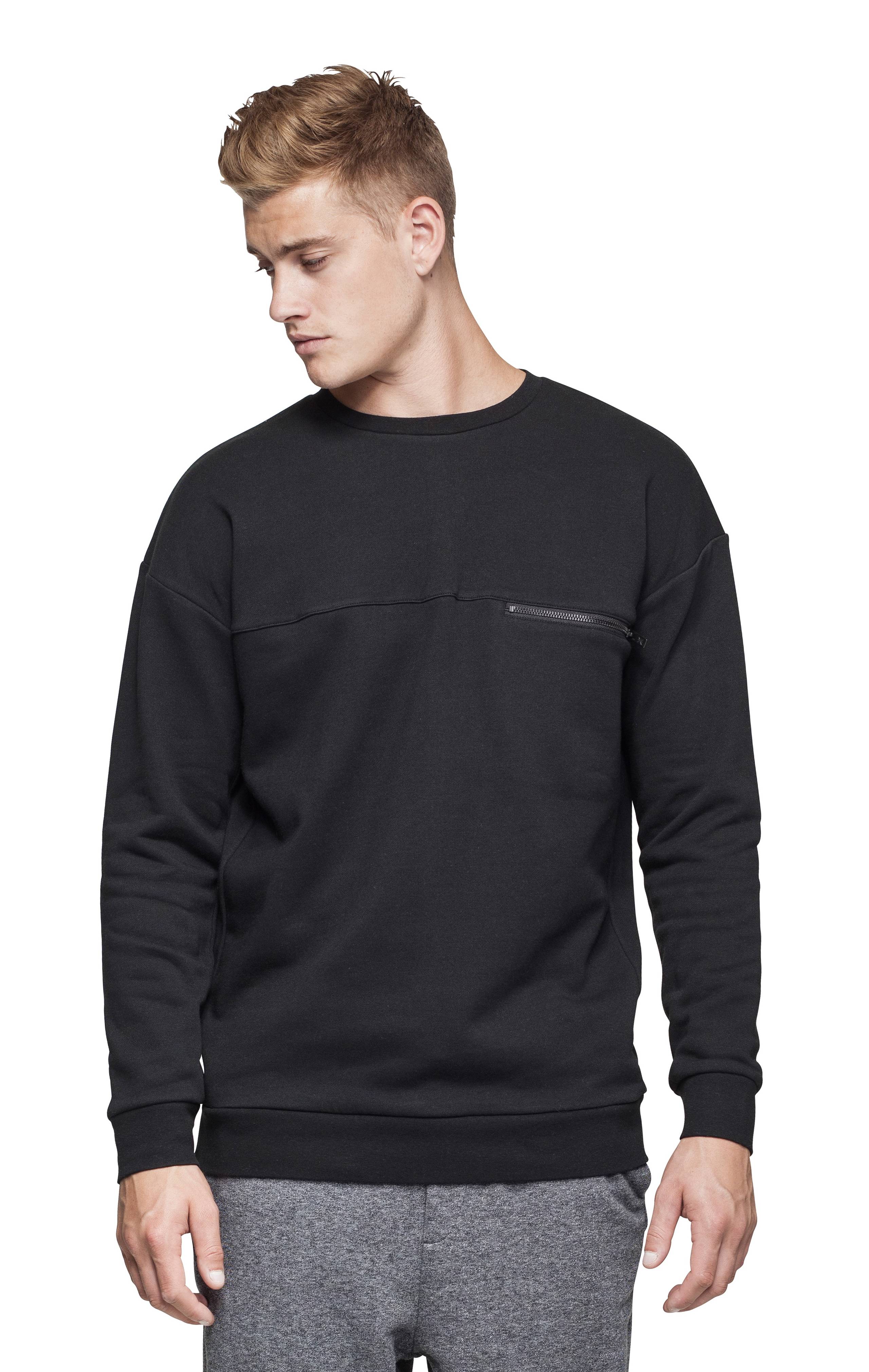 Onepiece Plunge Sweater Black - 2