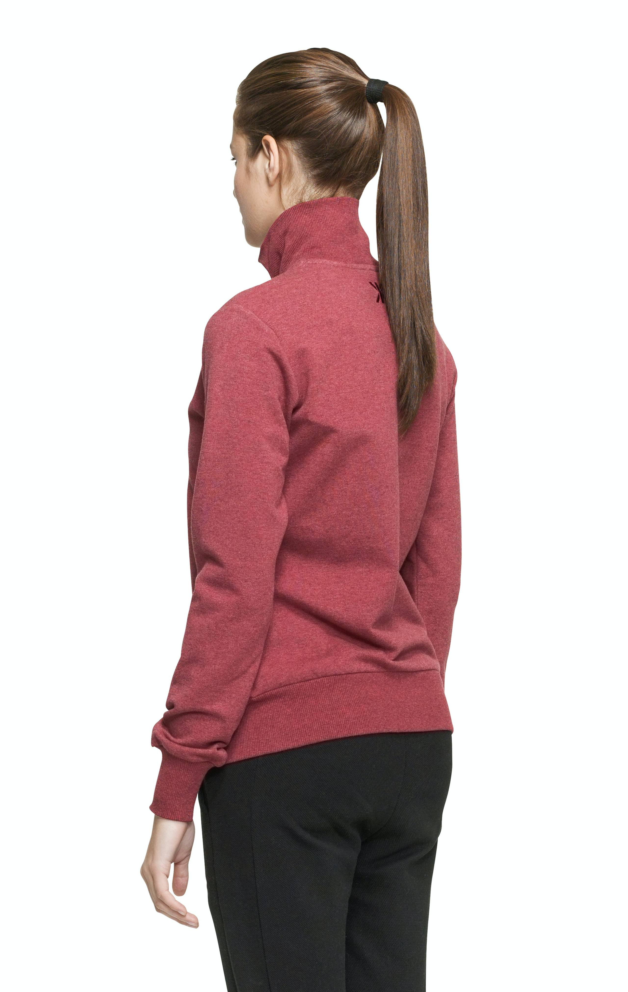Onepiece Out High Neck Zip Red Melange - 8